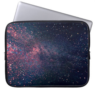 Blue skies filled of stars laptop sleeve