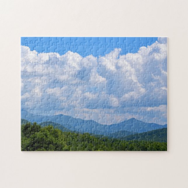 Blue Skies in the Blue Ridge Mountains - 11x14 Jigsaw Puzzle (Horizontal)
