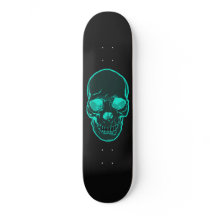 Blue Skull Graphics Skateboard for Boys & Girls