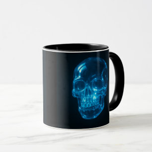 Blue Skull Mug
