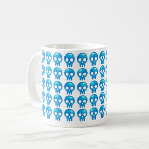 Blue Skull Shine Coffee Mug