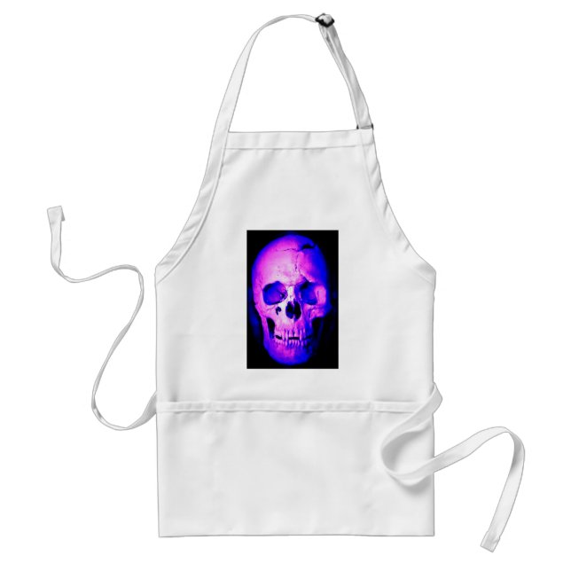 Blue Skull Standard Apron (Front)