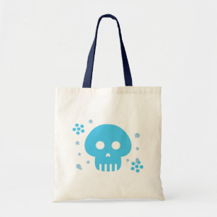 Blue Skull Tote Bag