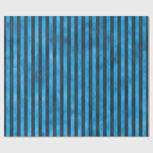 Blue Skulls and Sunflower Series Design 11  Wrapping Paper