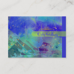 Blue sky, Abstract template Business Card