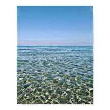 Blue Sky and Beautiful Calm Sea Poster