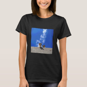 blue sky and cat_001 T-Shirt
