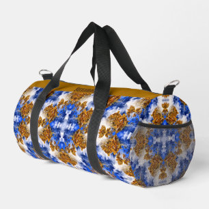 Blue Sky And Clouds Abstract Personalised Duffle Bag