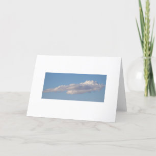 BLUE SKY AND CLOUDS BLANK NOTE CARD