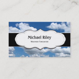 Blue sky and clouds Business Cards