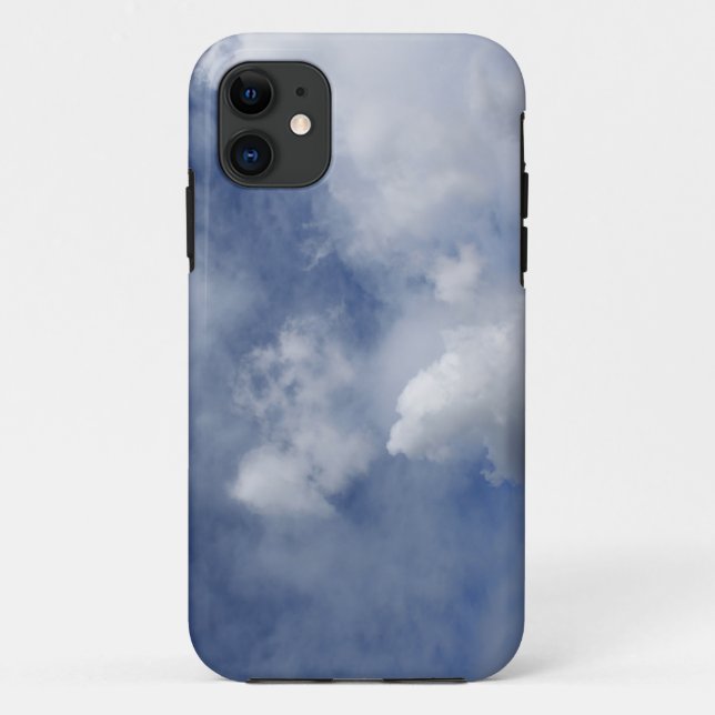 blue sky and cotton white clouds Case-Mate iPhone case (Back)