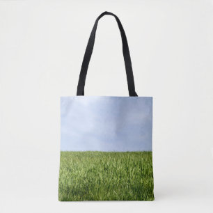Blue Sky And Green Grass (Earth Day Is Every Day) Tote Bag