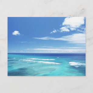 Blue sky and sea 17 postcard