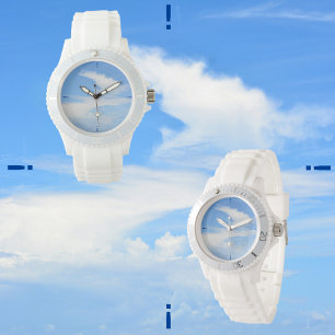 Blue Sky and Swirling Cloud Watch
