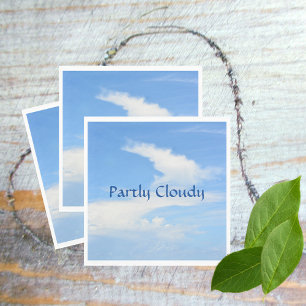Blue Sky and White Cloud Napkin