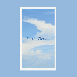 Blue Sky and White Cloud Napkin