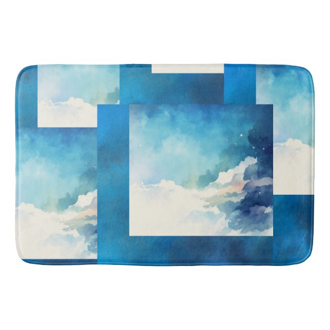 Blue Sky Bath Rug (Front)