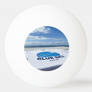 Blue Sky Brand Graphic Tee – Minimalist Sun & Hori Ping Pong Ball