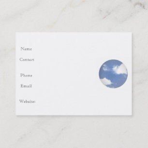 BLUE SKY BUSINESS CARD