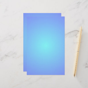 Blue Sky Colours Gradient Aqua Blues Stationery