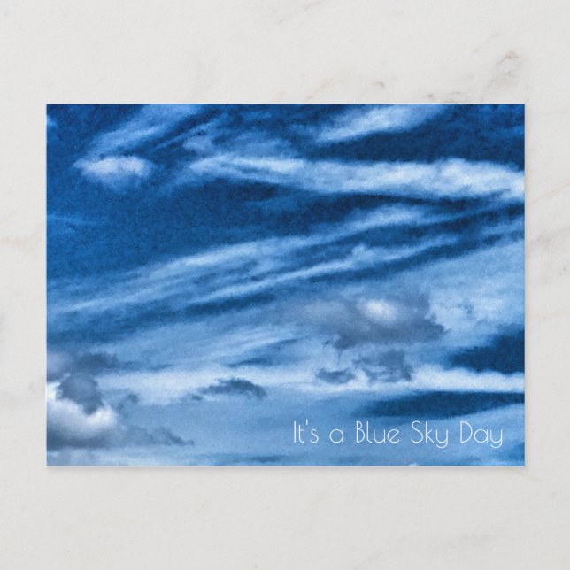 Blue Sky Day Postcard (Front)