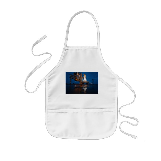 Blue Sky for Space Shuttle Atlantis Launch Kids Apron (Front)