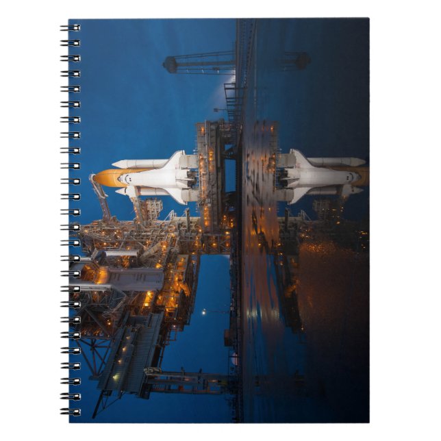Blue Sky for Space Shuttle Atlantis Launch Notebook (Front)