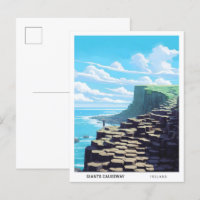 Blue Sky in Giants Causeway Ireland Travel
