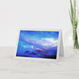 Blue Sky Landscape Photography Art Card