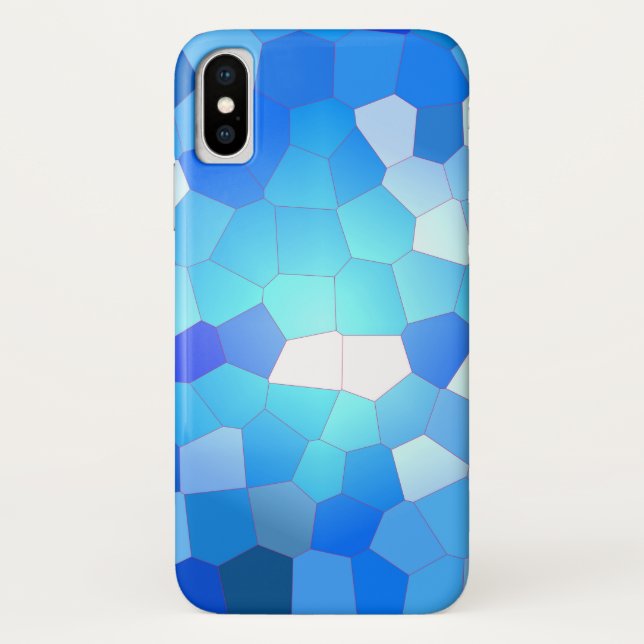 Blue Sky Mosaic Pattern Case-Mate iPhone Case (Back)