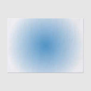 Blue Sky Radial Gradient Tissue Paper