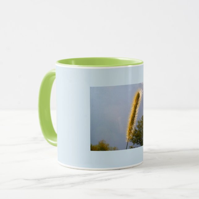 Blue Sky Scenery Mug (Front Left)