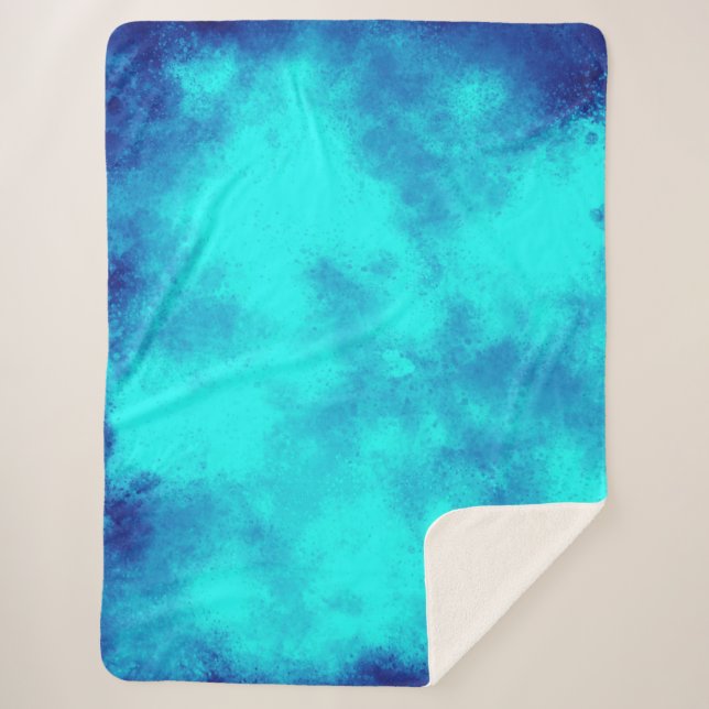 Blue Sky Sherpa Blanket (Front)