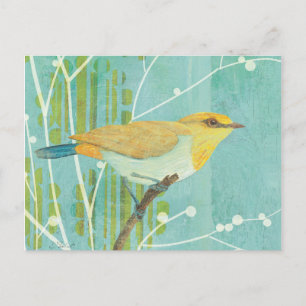 Blue Sky Songbird Postcard