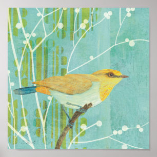 Blue Sky Songbird Poster