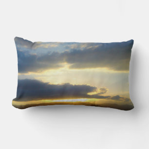 Blue Sky Sunset Pillow