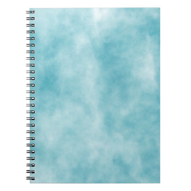 Blue sky texture paintabstract, art, graphic decor notebook (Front)