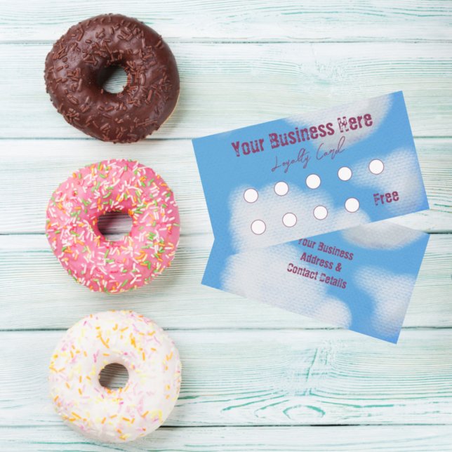 Blue Sky White Cloud Loyalty Card (Creator Uploaded)