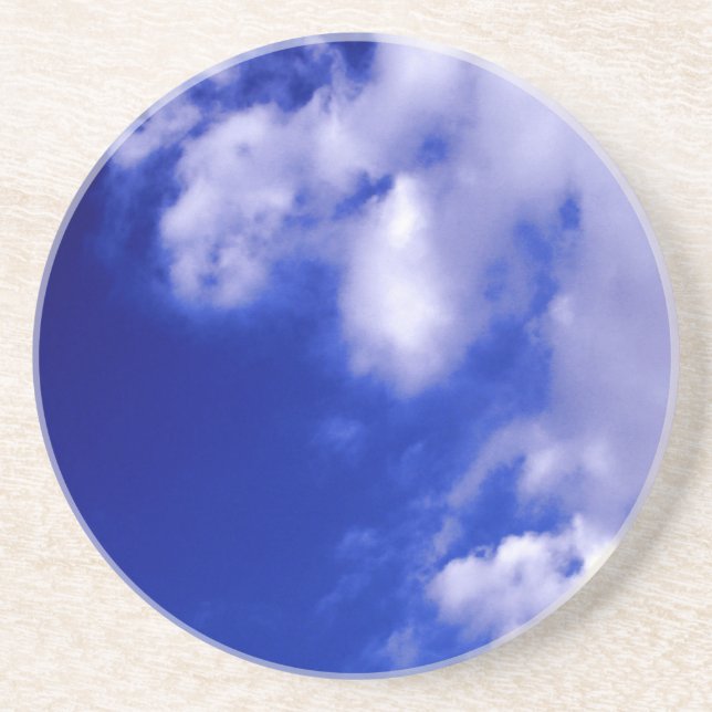 Blue Sky & White Clouds Coaster (Front)