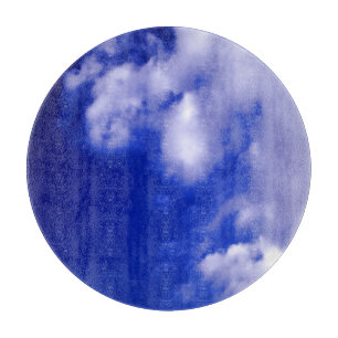 Blue Sky & White Clouds Cutting Board