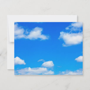 Blue Sky White Clouds Heavenly Cloud Background