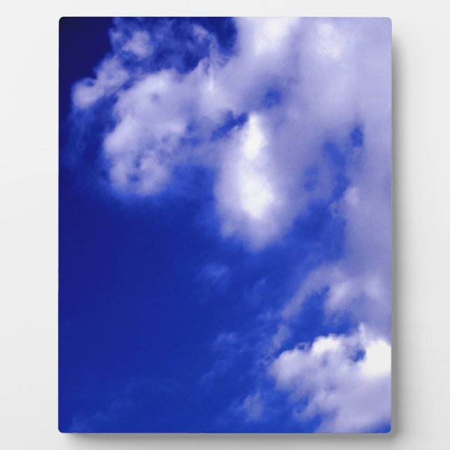 Blue Sky & White Clouds Plaque (Front)