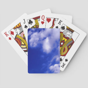 Blue Sky & White Clouds Playing Cards