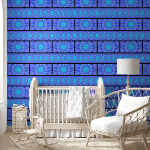 Blue Sky Wildflower in Purple Wallpaper