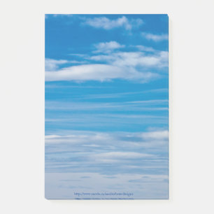 Blue Sky With Cloud Streaks Post-it Notes