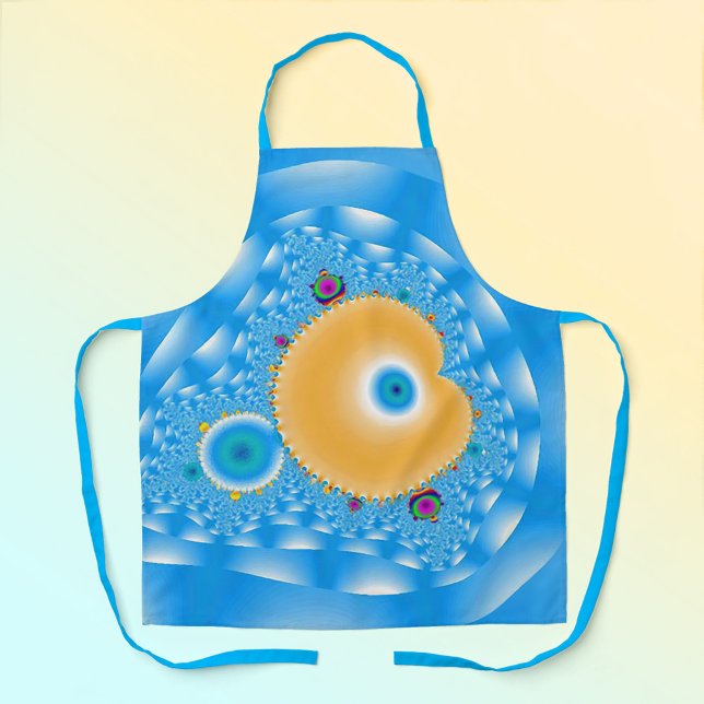 Blue Sky with Clouds and Peach  Apron (Creator Uploaded)