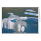 Blue Sky with Clouds Lake Reflections Blank Card