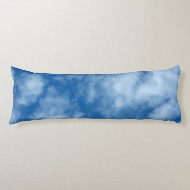 Blue Sky with Clouds Photo Body Cushion (Front)