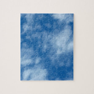 Blue Sky with Clouds Photo Jigsaw Puzzle
