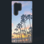 Blue Sky with Pink Clouds Oceanside California Samsung Galaxy Case<br><div class="desc">Blue Sky with Pink Clouds Oceanside California.</div>